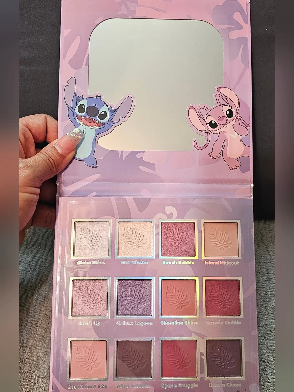 Disney Stitch Pink & Blue Eyeshadow Palette